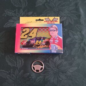 JEFF GORDON Collectable Tins Playing Cards Racing # 24 plus Nascar keychain